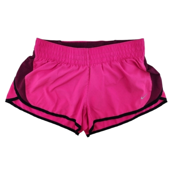 Nike Pants - Nike Dri-fit Pink Running Shorts Women's Medium Pink Activewear Lined Shorts
